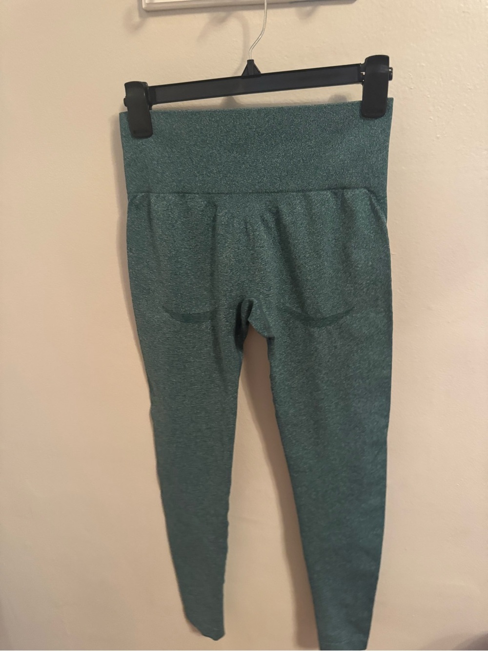 2 Pair of like new leggings- Women’s Teal Leggings & Black Striped Leggings - S - Picture 2 of 6
